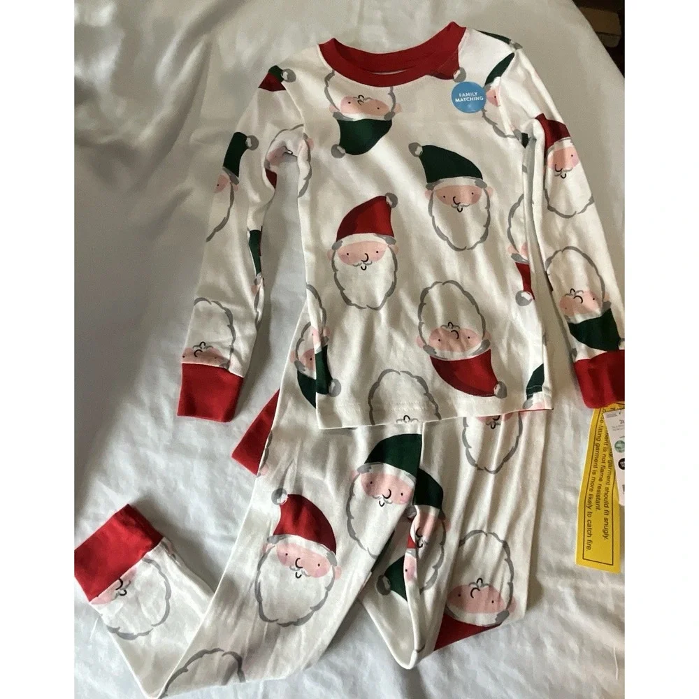 New Carter's Santa Cotton PJ‎ Pajama Set Unisex Toddler NEW Size 3T